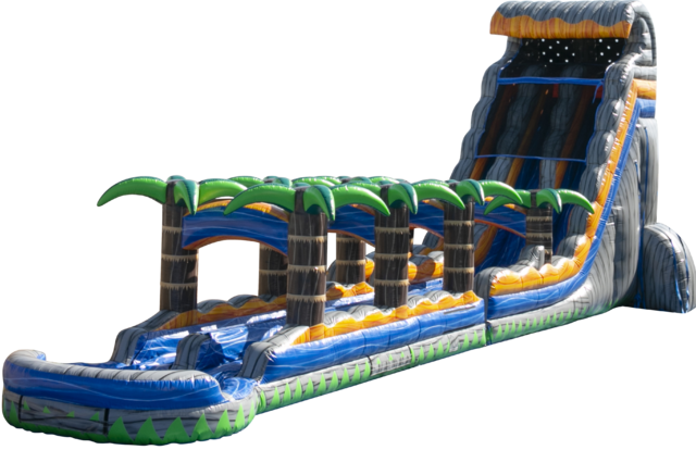 lave rush dual lane water slide 