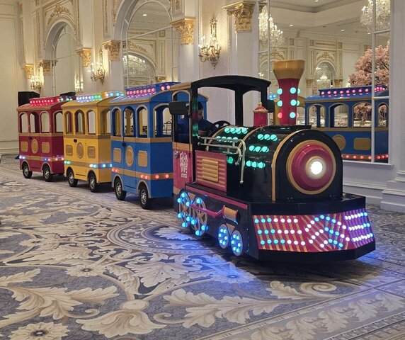 trackless train for rent