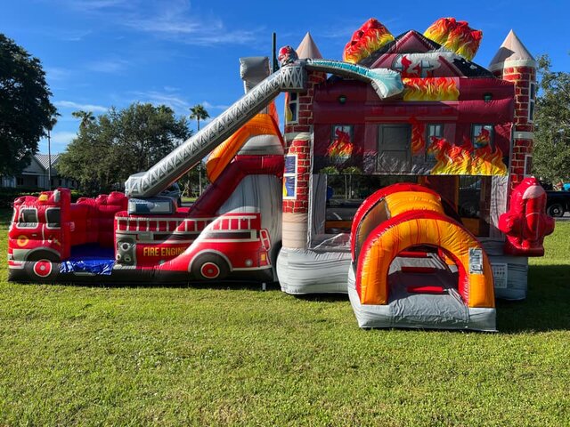 fire truck inflatable