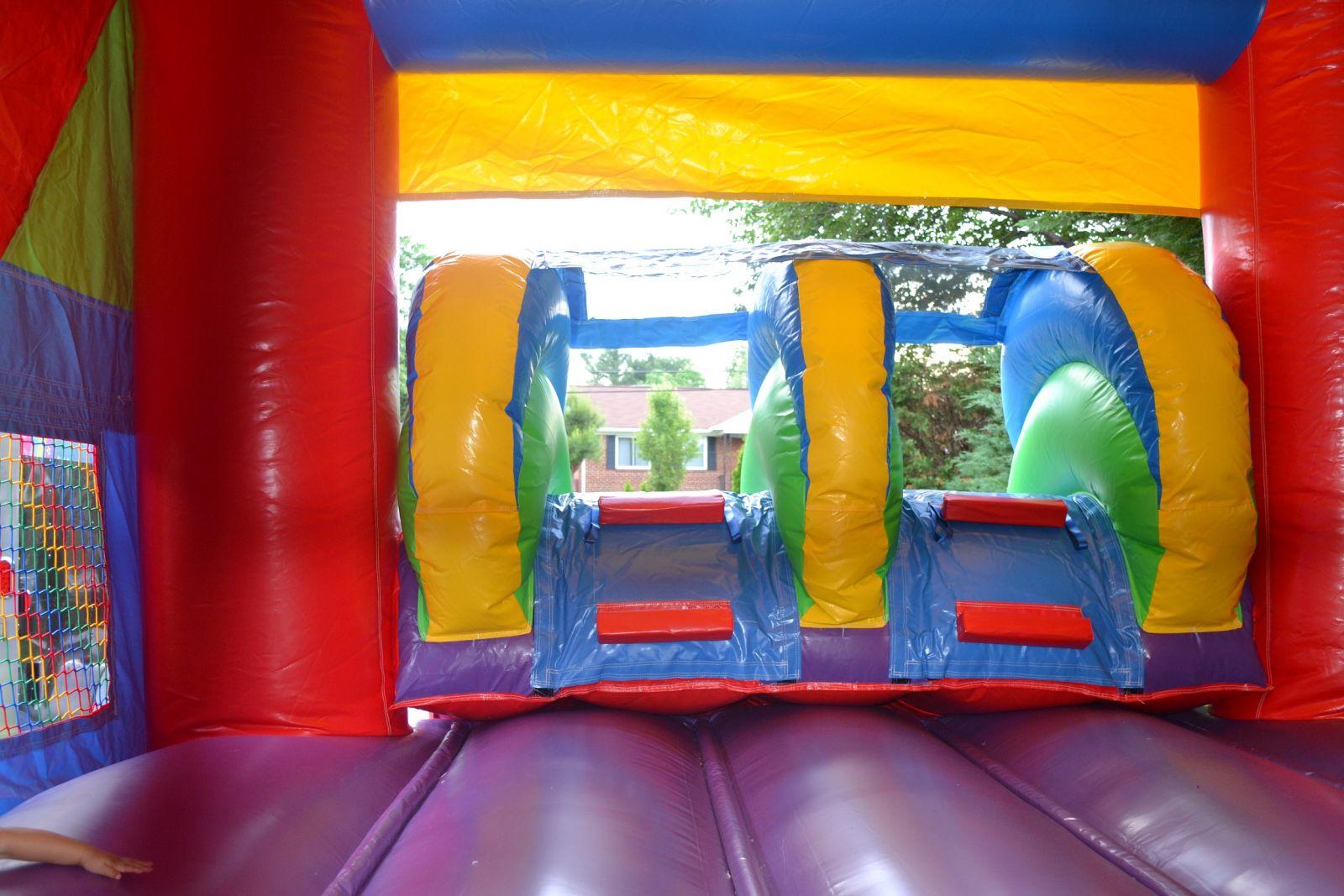 rainbow moon bounce rental