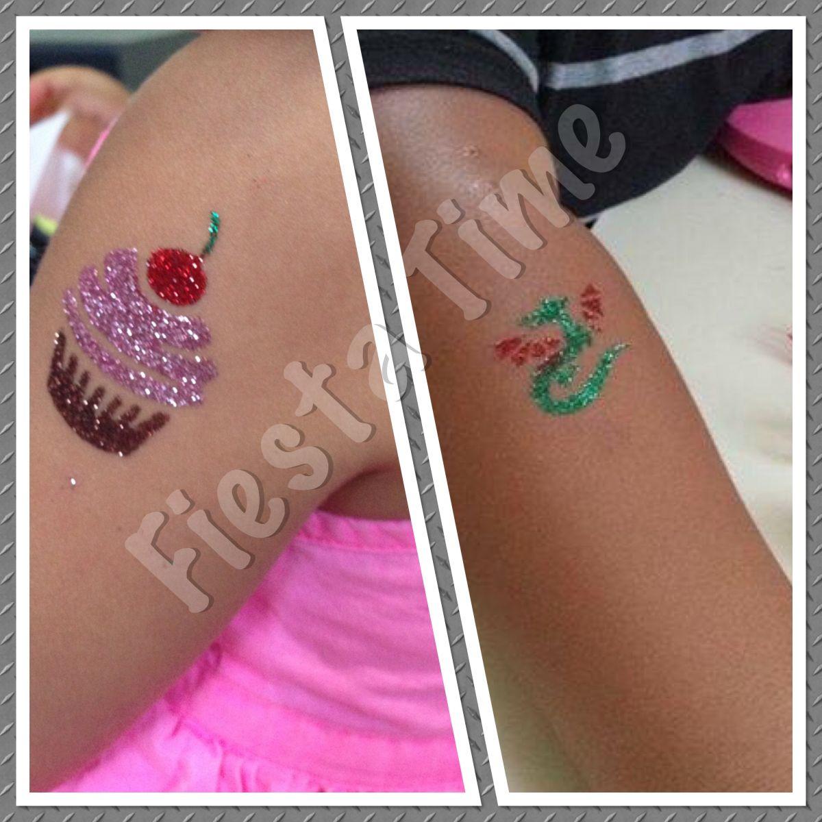 glitter tattoos 