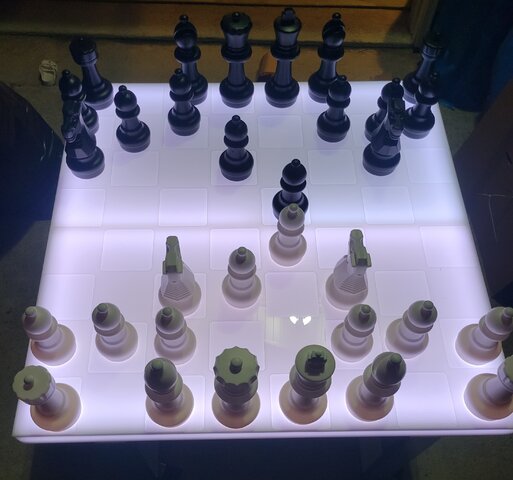 LED chess for rent