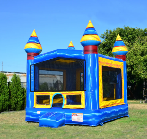melting bouncy castle 