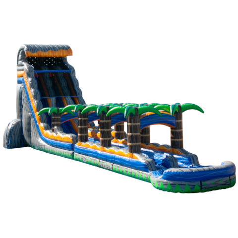 24ft Lava Rush Dual Lane Water Slide (310W)