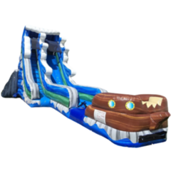 22ft BLUE WAVE WATER SLIDE (w Pool)