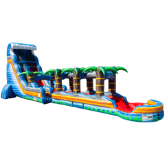 22ft TROPICAL FIREBLAST + SLIP AND SLIDE(#306)