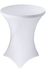 30" white Cocktail tablecloth