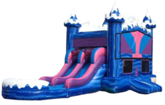 Snow Palace Dual Lane (#202-Pool)Theme Banner can be added at no additional cost