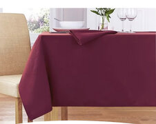 Burgundy 6ft rectangular tablecloth 