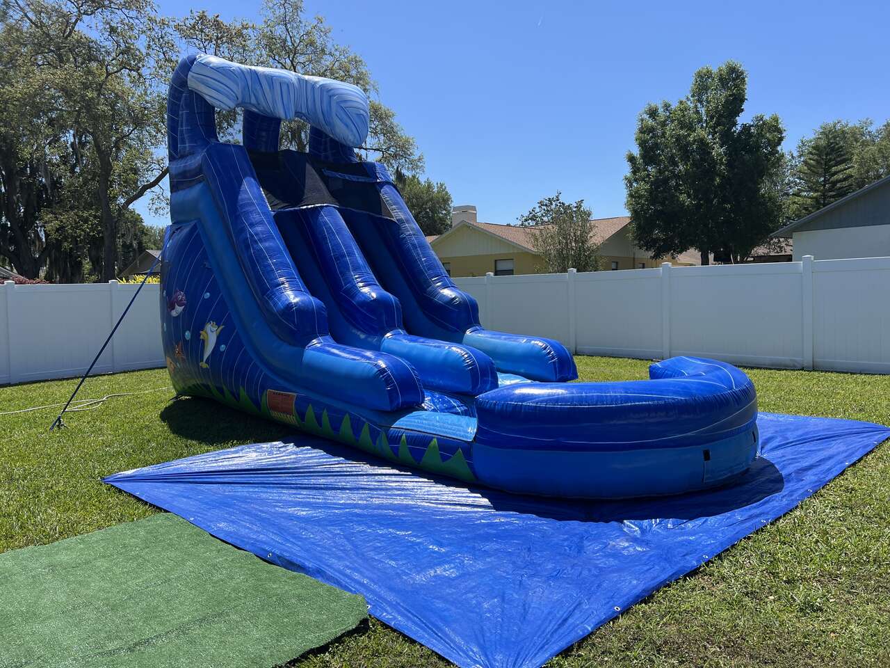 water slide