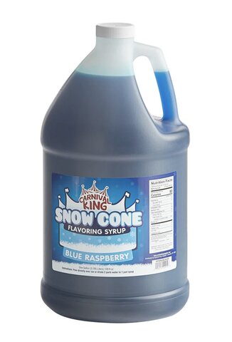 Blue Raspberry Sno Cone Flavor 1 gallon 