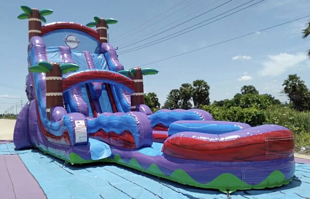 22ft Hurricane Dual Lane Slide