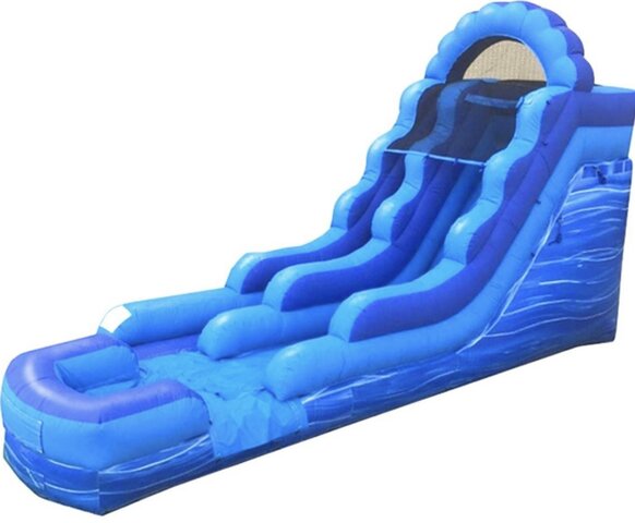 15ft Blue Marble Slide (wet/dry)