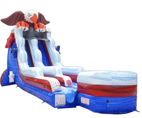 18ft American Eagle Single Lane Slide (Wet/Dry)