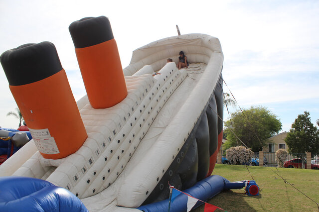 titanic bouncy house