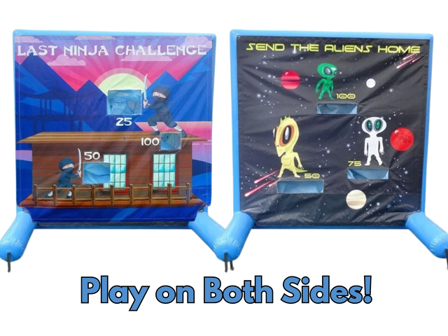  Aliens and Ninjas Carnival Toss Game