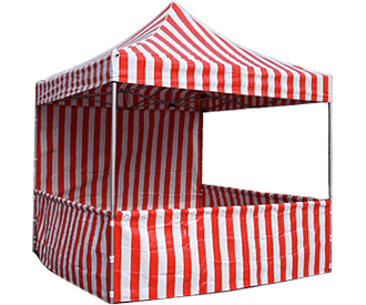 Carnival Tents Red & White