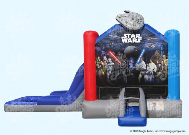 Star Wars Combo Bounce House (Wet)