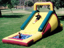 Backyard Water Pit Slide