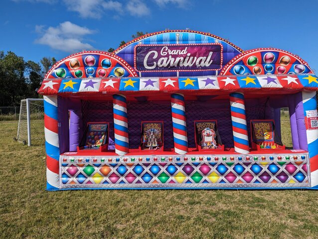 Grand Carnival Booth with Games