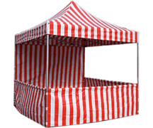 Carnival Tents Red & White
