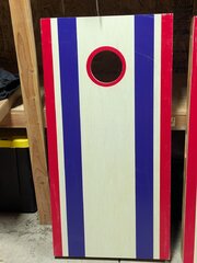 Cornhole Boards Red Blue