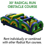 30' Radical Run Obstacle Course