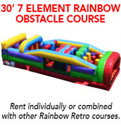 30' 7 Elements Rainbow Obstacle Course