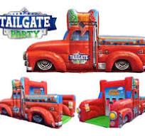 Tailgate Truck  Cornhole and Cup Toss