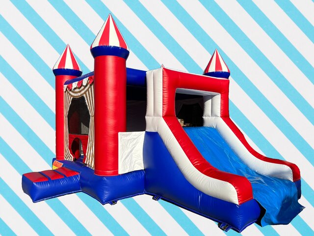 Carnival Bounce House and Slide