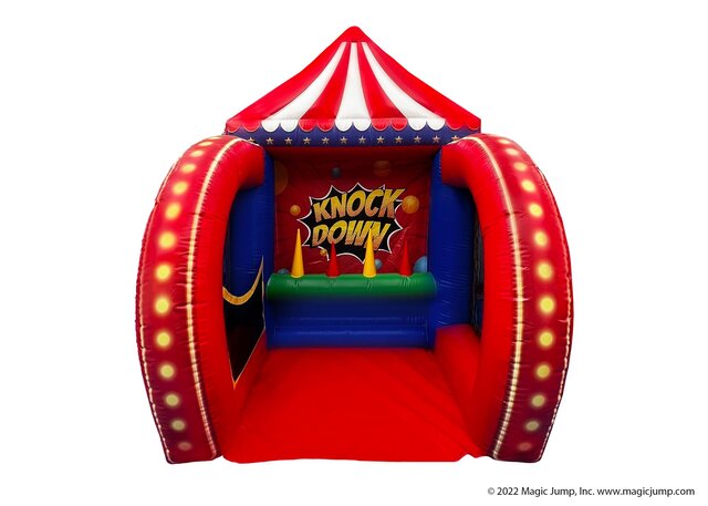 BALL KNOCKDOWN CARNIVAL GAME