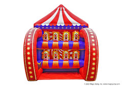 CLOWN KNOCKDOWN CARNIVAL GAME