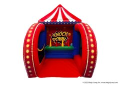 BALL KNOCKDOWN CARNIVAL GAME