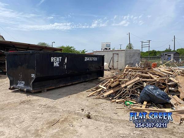 Driveway-Friendly Dumpster Rental in Waco TX for Yard Waste