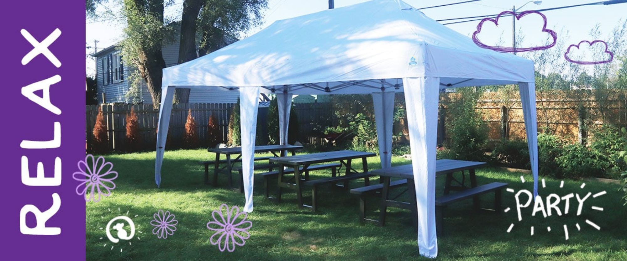 Tent and Table Rentals Banner