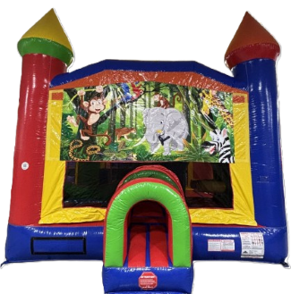 Super Safari 5-in-1 Bounce House and Slide Combo