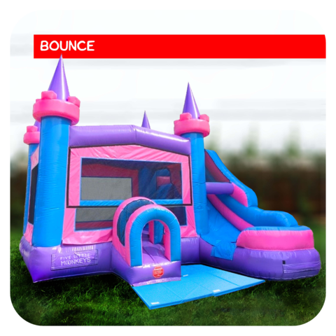 Big Royal Castle Bounce House & Slide Combo