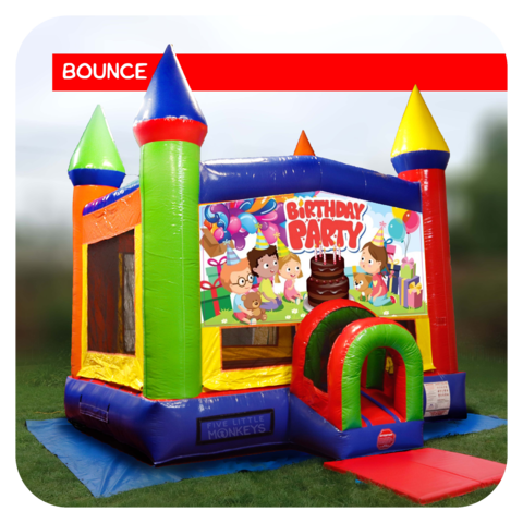 Birthday Party, Indoor Inflatable, Jumping Party, Bounce Play