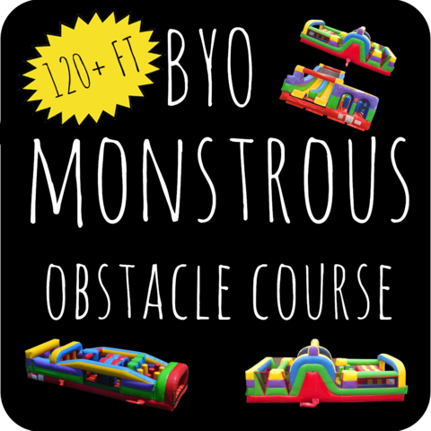 Monstrous 120'+ Inflatable Obstacle Courses