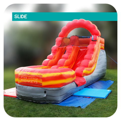 Fire-Breathing Dragon 13'H Inflatable Slide