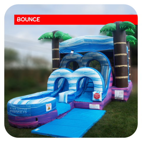 Junior Paradise Bounce House & Slide Combo