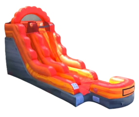 Lava Splash 13'H Inflatable Water Slide