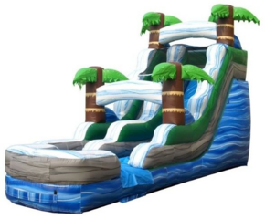 Palm Beach 16'H Inflatable Water Slide