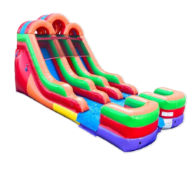 Rushing Rapids 16'H Dual-Lane Water Slide