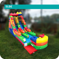 Stacked Up 16'H Inflatable Slide (Dry)