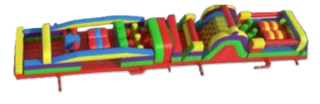 Hercules 60'L Inflatable Obstacle Course