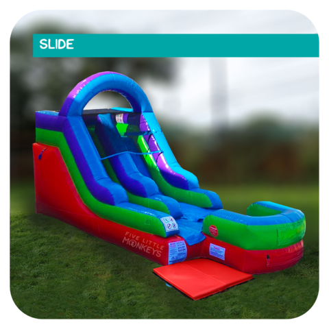 Retro Rewind 13'H Inflatable Slide