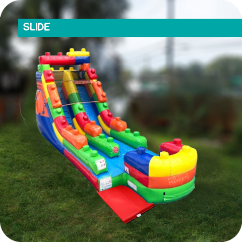 Stacked Up 16'H Inflatable Slide