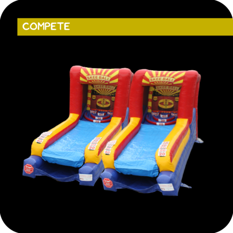 Super Skee Ball Dual-Lane Inflatable Game