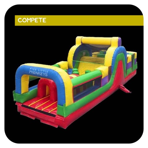 The Spartan Inflatable Obstacle Course